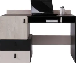 biurko-125-cm-mlodziezowe-dab-bez-czarne-pl9