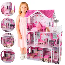 drewniany-domek-dla-lalek-lola-zabawka-dla-dzieci-rozowa-balkon-akcesoria
