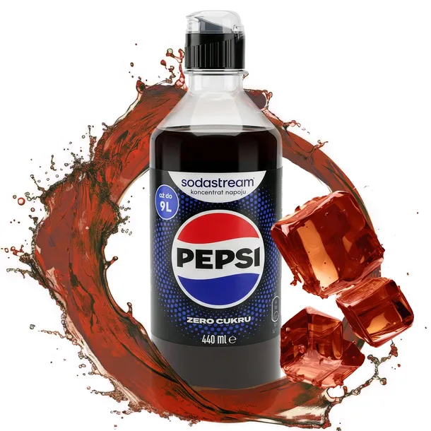SYROP KONCENTRAT PEPSI MAX ZERO DO SATURATORA SODASTREAM BEZ CUKRU 440ML