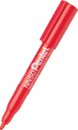 marker-permanentny-czerwony-okragly-nn50-pentel