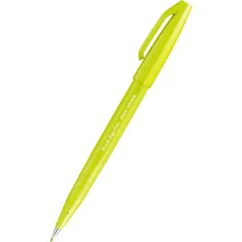 pisak-pedzelkowy-do-kaligrafii-brush-sign-pen-zolty-pentel
