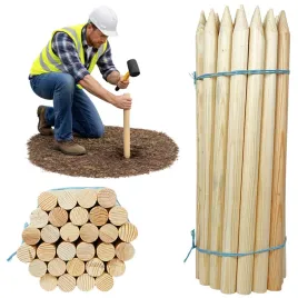 paliki-geodezyjne-40-cm-okragle-drewniane-tyczki-kolki-ogrodowe-25-sztuk