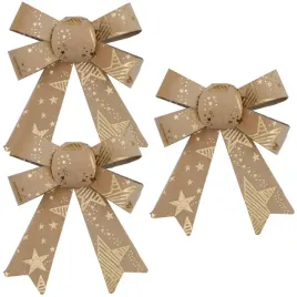 kokardki-choinkowe-zlote-w-gwiazdki-3-szt-9-x-10-cm