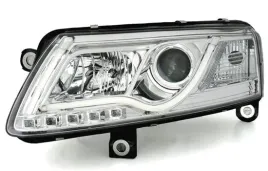 lampy-przednie-audi-a6-04-08-chrom-tfl-light-bar