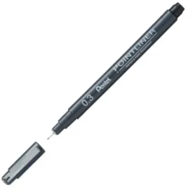 cienkopis-kalibrowany-pointliner-03-czarny-pentel
