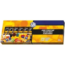 farby-plakatowe-12kolorow-tuba-30ml-szkolne-astra
