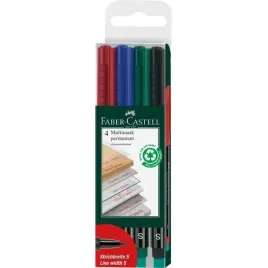 foliopis-marker-permanentny-04mm-zestaw-4-kolory-faber-castell