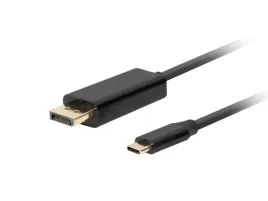 kabel-adapter-lanberg-usb-c-m-displayport-m-3m-4k-60hz-czarny