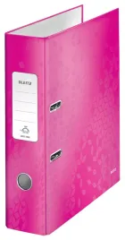 segregator-na-dokumenty-a4-80mm-rozowy-leitz-wow-10050023