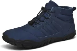 buty-zimowe-barefoot-42-wodoodporne-ocieplane-trekkingowe-28cm-granatowe