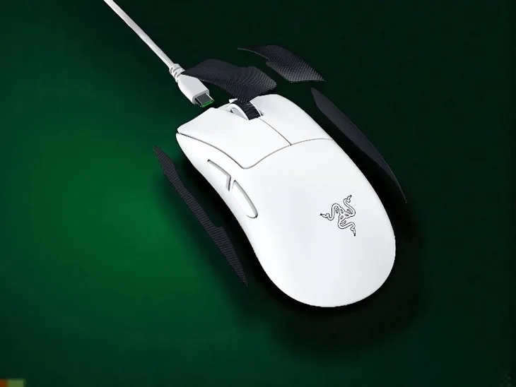 razer-deathadder-v4-pro-gaming-mouse-white-kolor-bialy