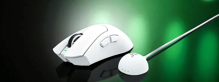 razer-deathadder-v4-pro-gaming-mouse-white-kolor-dominujacy-bialy