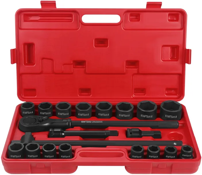 GRZECHOTKA PRZEDŁUŻKI NASADKI UDAROWE 3/4" 21SZT KD11868
