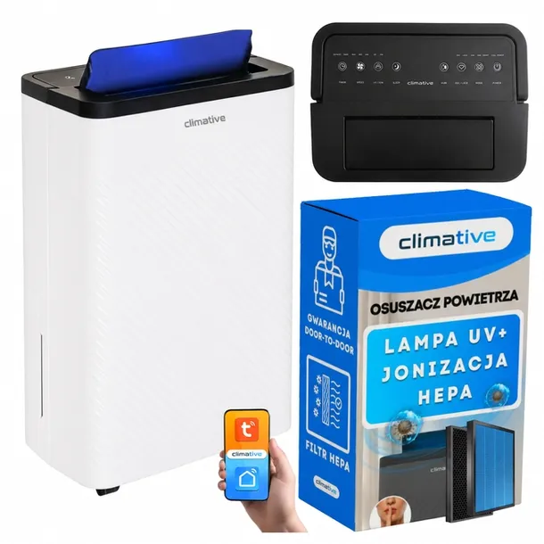 Osuszacz powietrza DH-24 Nexi WHITE ION UV Wifi