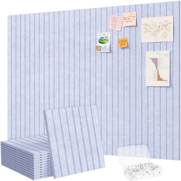 TABLICA FILCOWA SAMOPRZYLEPNA 120X90 CM DO BIURA POKOJU Z PINEZKAMI 50SZT