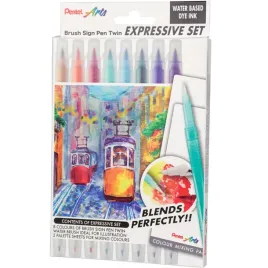 pisak-brush-sign-pen-twin-landscape-kpl-8szt-sesw30c-8ls-pentel