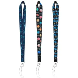 smycz-do-dowodu-osobistego-45cm-karabinek-nylon-czarny-wzory-3-szt-zestaw