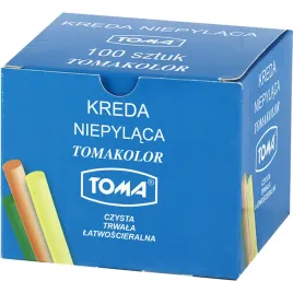 kreda-szkolna-kolorowa-100szt-niepylaca-toma