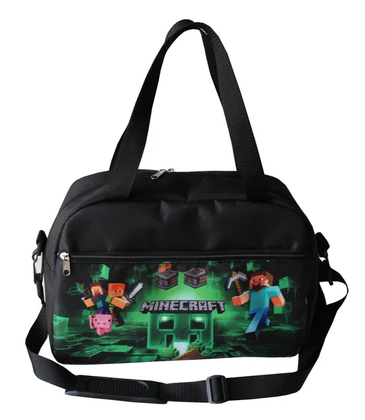 Torba Sportowa dla chłopaka na basen Pixel gra dla gracza Minecraft