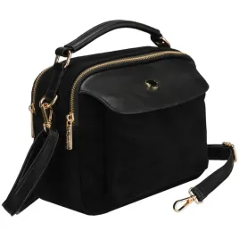 czarna-torebka-damska-mala-listonoszka-na-suwak-miejska-saszetka-crossbody