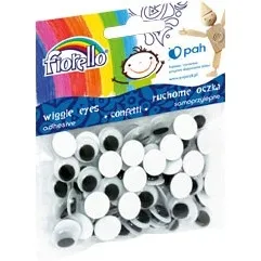 Oczka ruchome samoprzylepne 12mm (80 sztuk) FIORELLO