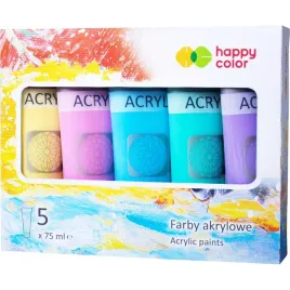 farba-akrylowa-5-kol-x-75ml-mix-pastelowy-ha-7370-0075-mixpas-happy-color
