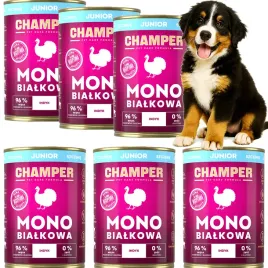 karma-mokra-dla-psa-szczeniat-monobialkowa-champer-puppy-indyk-6x400g
