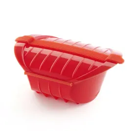 garnek-lekue-ogya-czerwony-1l-do-mikrofalowki