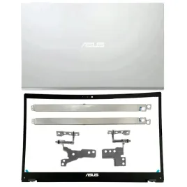 klapa-ramka-zawiasy-prowadnice-asus-x509-x509da-f509-x515-srebrna-oryginal
