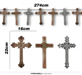 girlanda-z-krzyzami-274-cm-szara-papierowa