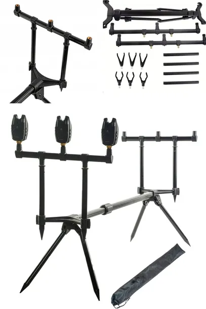 STANOWISKO KARPIOWE RUMPOL ROD POD NA 3 WĘDKI / POKROWIEC + 280535