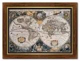 obraz-na-plotnie-mapa-swiata-62x82cm