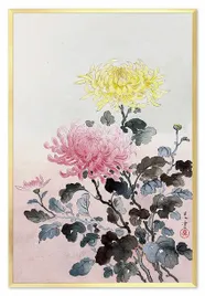 obraz-na-plotnie-kwitnace-kwiaty-63x93cm