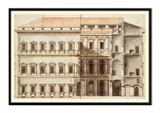 obraz-na-plotnie-rysunek-postarzany-budowla-63x93cm