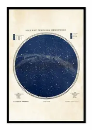 obraz-na-plotnie-mapa-nieba-63x93cm