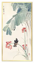 obraz-na-plotnie-kwitnacy-las-48x93cm