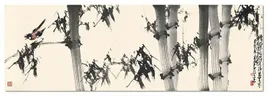 obraz-na-plotnie-rosliny-wschodu-50x150cm