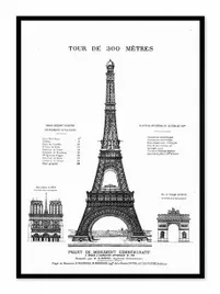 obraz-na-plotnie-wieza-eiffla-plan-53x73cm