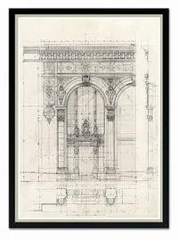obraz-na-plotnie-plan-rysunek-techniczny-53x73cm