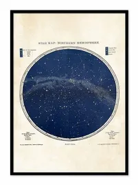 obraz-na-plotnie-mapa-nieba-53x73cm