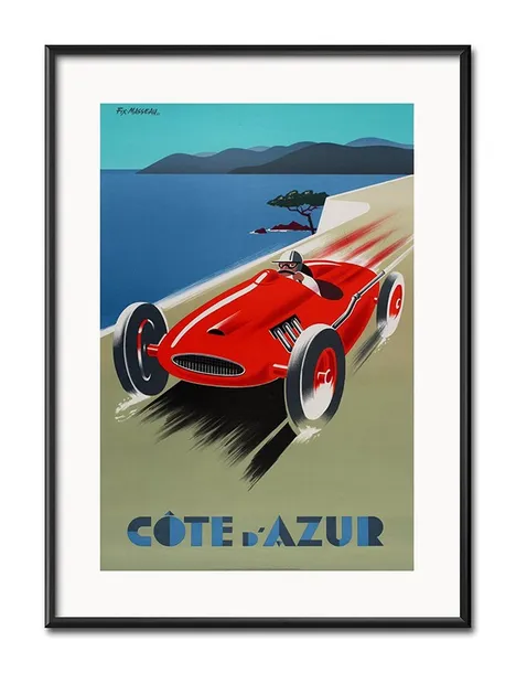 obraz-czerwone-auto-31x41cm