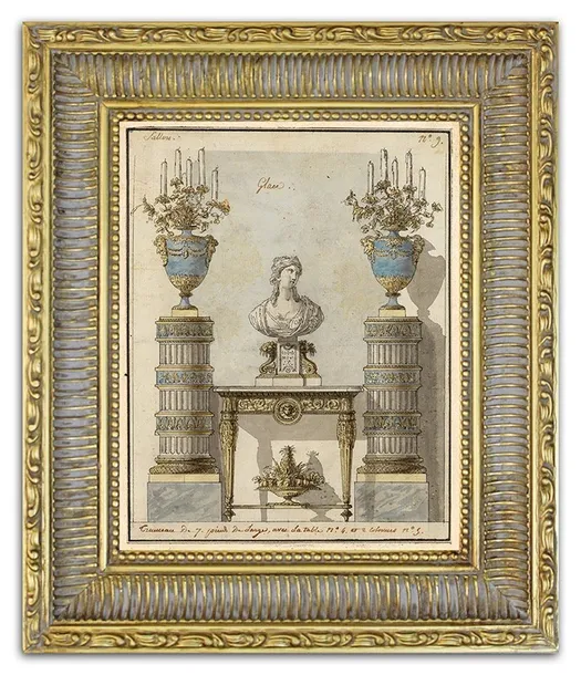 obraz-na-plotnie-swieczniki-27x32cm-stan-nowy
