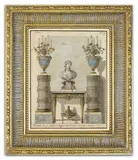 obraz-na-plotnie-swieczniki-27x32cm-stan-nowy