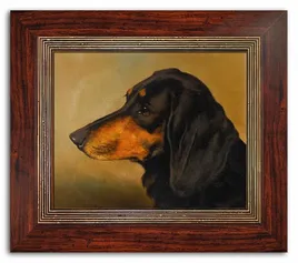 obraz-na-plotnie-31x36cm-jamnik