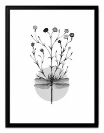 obraz-na-plotnie-owad-i-kwiaty-33x43cm