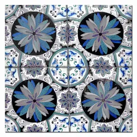obraz-na-plotnie-niebieska-mozaika-morska-40x40cm
