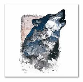 obraz-na-plotnie-spiewajace-wilki-40x40cm