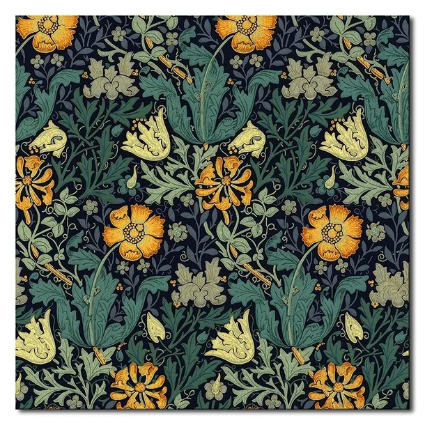 obraz-na-plotnie-kwiaty-boho-30x30cm