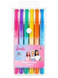 barbie-dlugopisy-zelowe-6-kolorow