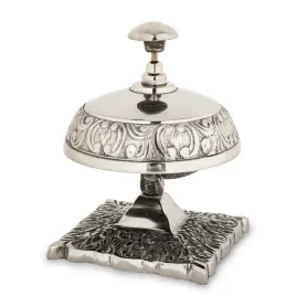 dekoracja-metalowa-dzwonek-recepcyjny-srebrny-115x85x85